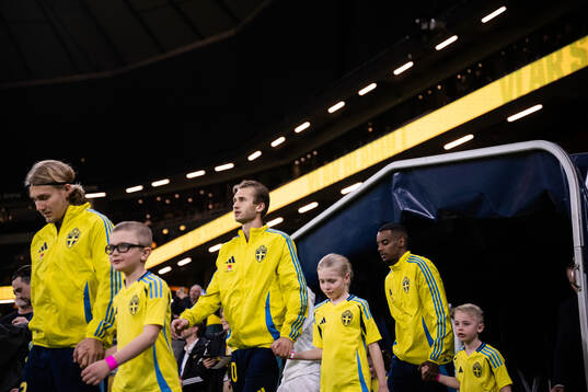 Sebastian Nanasi, Benjamin Nygren and Alexander Isak of