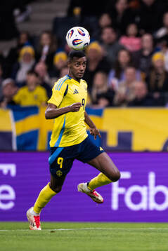 Alexander Isak of Sweden