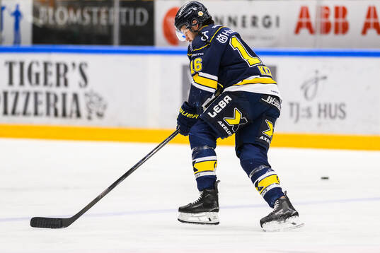 HV71s Tanner Kero  match sex i kvalet till SHL mellan HV71