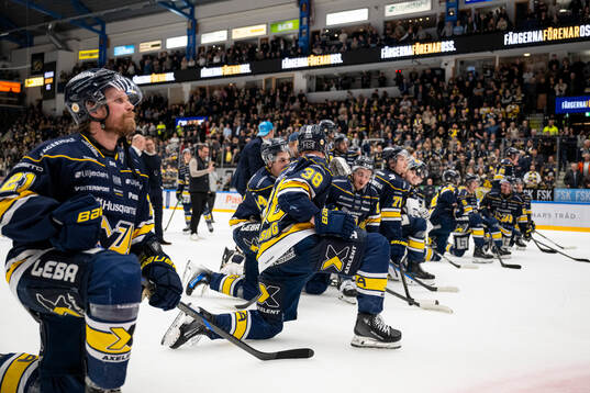 HV71s spelare jublar