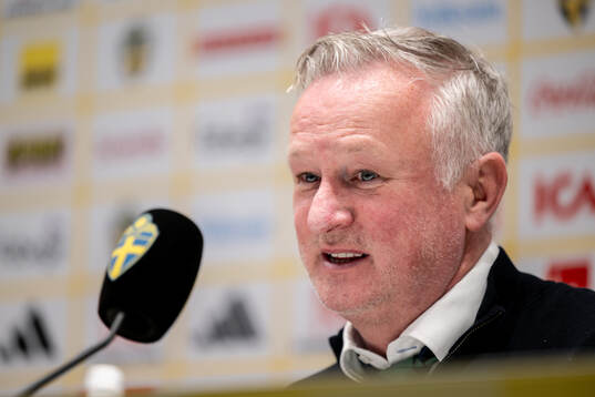 Head coach Michael O'Neill of Northern Ireland