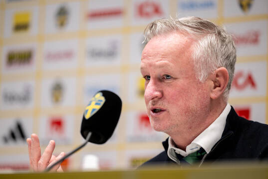 Head coach Michael O'Neill of Northern Ireland