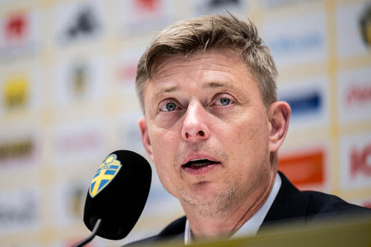 Head coach Jon Dahl Tomasson of Sweden
