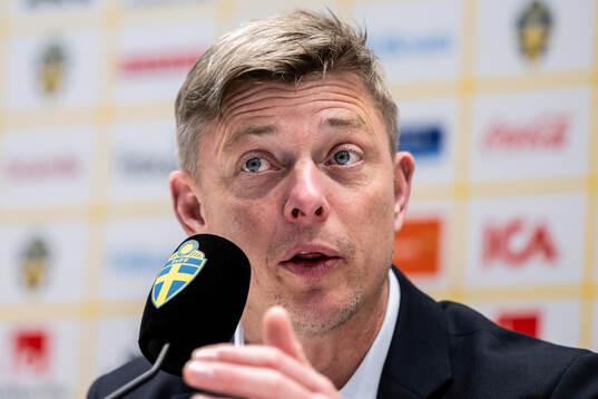 Head coach Jon Dahl Tomasson of Sweden