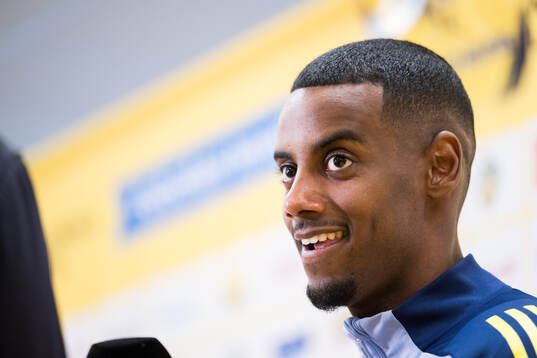 Alexander Isak of Sweden
