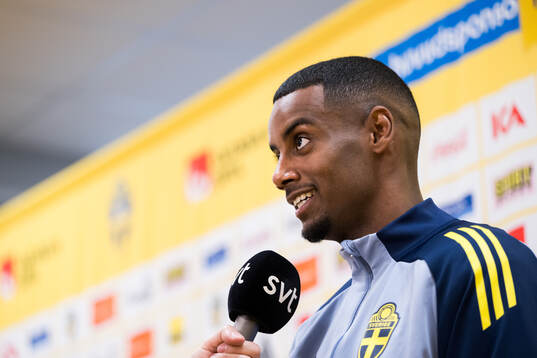 Alexander Isak of Sweden