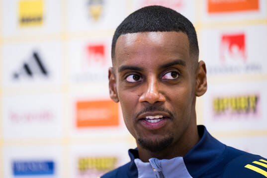 Alexander Isak of Sweden