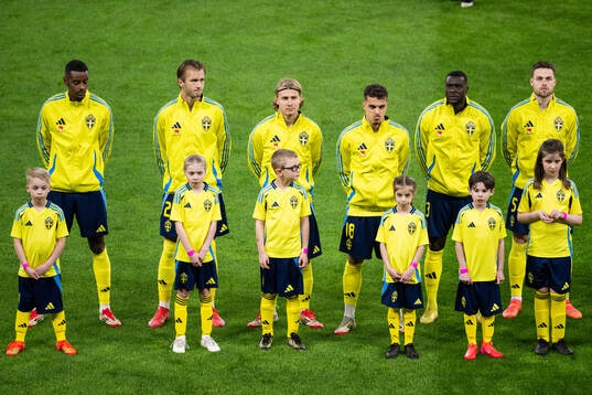 Alexander Isak, Benjamin Nygren, Sebastian Nanasi, Yasin