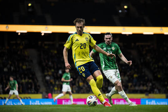 Benjamin Nygren of Sweden and Ciaron Brown of Northern