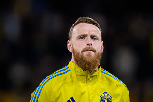 Goalkeeper Viktor Johansson of Sweden