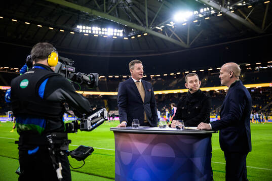 Niklas Jihde, Erik Niva and Fredrik Ljungberg in the