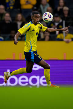 Alexander Isak of Sweden