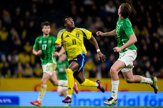 Anthony Elanga of Sweden