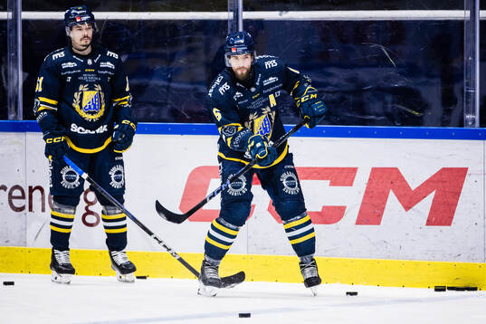 Södertäljes Olli Vainio och Miikka Pitkänen