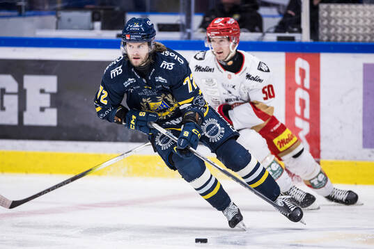 Södertäljes Nicolai Meyer och Kalmars Veikko Loimaranta
