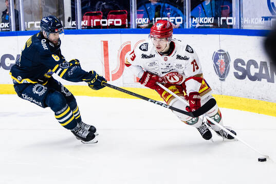 Södertäljes Olli Vainio och Kalmars Valdemar Johansson
