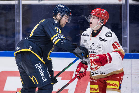 Kalmars William Eckmyhl och Södertäljes Andrew Nielsen