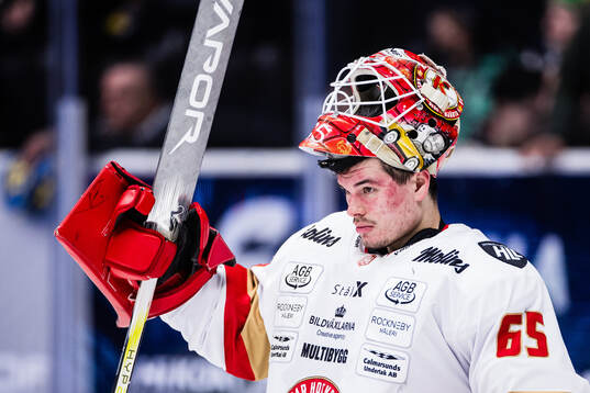 Kalmars målvakt Jacob Crespin deppar