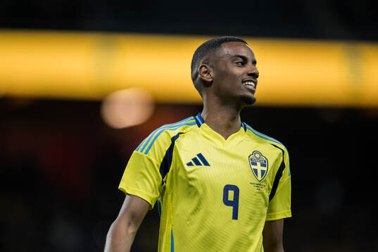 Alexander Isak of Sweden