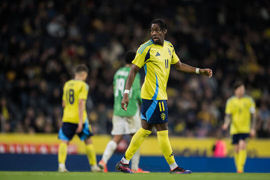 Anthony Elanga of Sweden