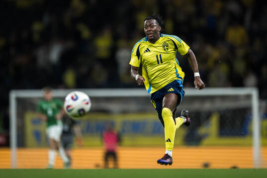 Anthony Elanga of Sweden