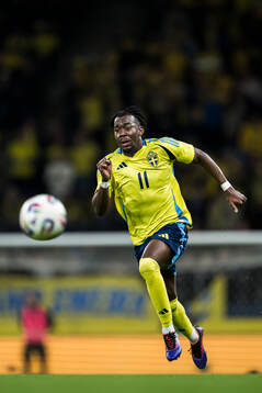 Anthony Elanga of Sweden