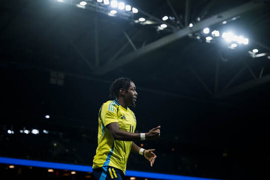 Anthony Elanga of Sweden