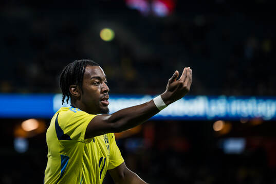 Anthony Elanga of Sweden