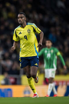 Alexander Isak of Sweden