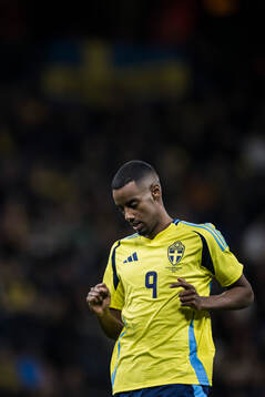 Alexander Isak of Sweden
