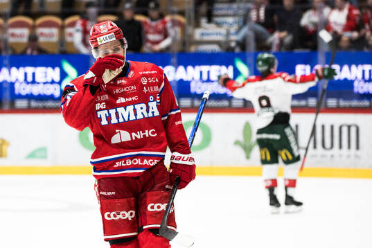 Timrås Oliver Kapanen deppar