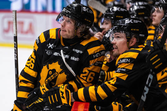 Skellefteås Anton Heikkinen och Andreas Johnson deppar