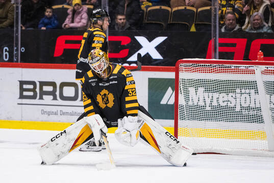 Skellefteås målvakt Linus Söderström deppar