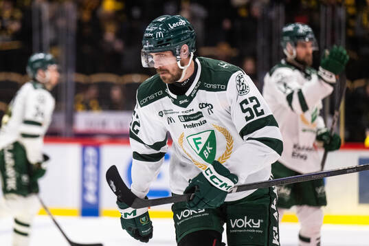 Färjestads August Tornberg deppar