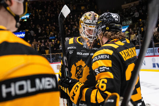 Skellefteås målvakt Linus Söderström och Anton