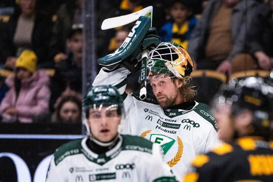 Färjestads målvakt Anders Lindbäck