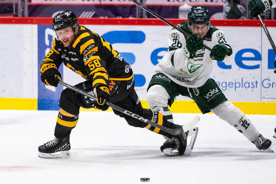 Skellefteås Oskar Nilsson och Färjestads Joel Nyström