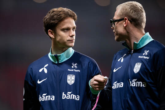 Felix Horn Myhre and Julian Ryerson of Norway