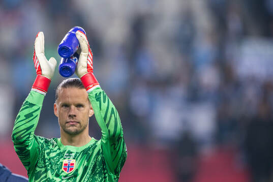Goalkeeper Ørjan Håskjold Nyland of Norway