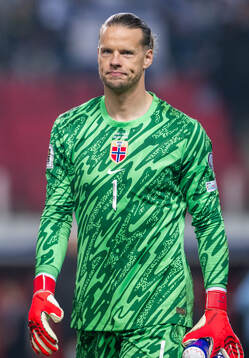 Goalkeeper Ørjan Håskjold Nyland of Norway