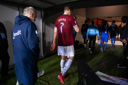 Alexander Sørloth of Norway at half-time
