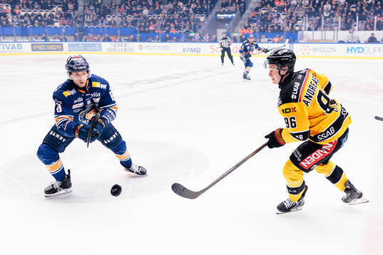 Växjös Zachary Giuttari och Luleås Pontus Andreasson