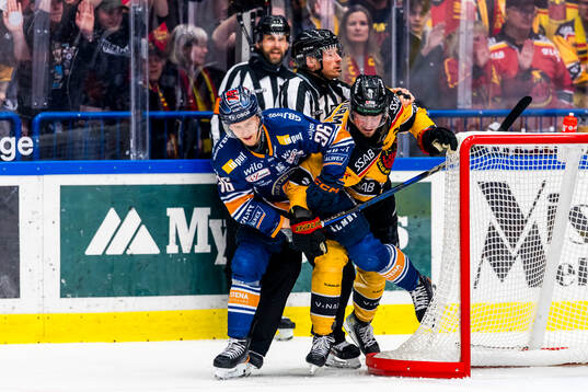 Växjös Elias Rosén och Luleås Markus Nurmi
