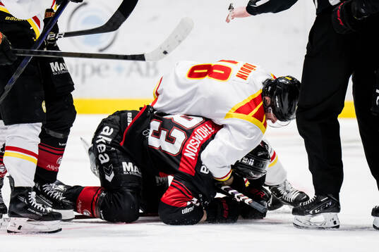 Malmö Redhawks Lassi Thomson och Brynäs Anton Rödin