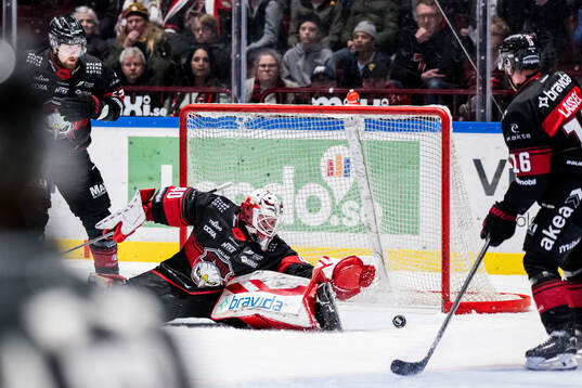 Malmö Redhawks målvakt Oskar Blomgren