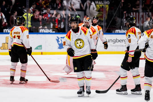 Brynäs Tyler Vesel deppar