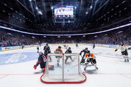 Brynäs Jordan Schroeder gör 5-3 bakom Malmö Redhawks