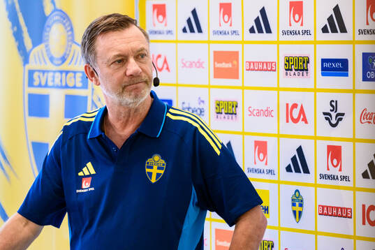 Head coach Peter Gerhardsson of the Swedish women's