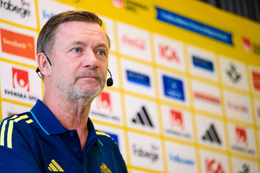 Head coach Peter Gerhardsson of the Swedish women's