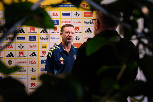 Head coach Peter Gerhardsson of the Swedish women's